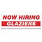Signmission Now Hiring Glaziers Banner Apply Inside Accepting Application Single Sided B-96-30251 - alternate 1